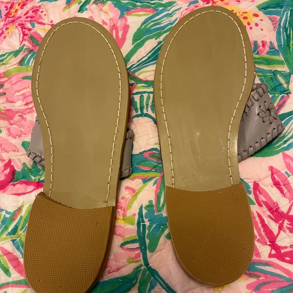 Jack Rogers sandals.  Grey size 7.  Beautiful and New! - Picture 3 of 4